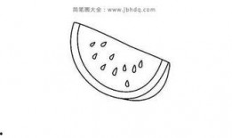 吃瓜切面画画教程视频,跟随教程视频绘制创意吃瓜切面画