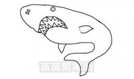 吃瓜鲨鱼怎么画,绘制吃瓜鲨鱼的趣味教程